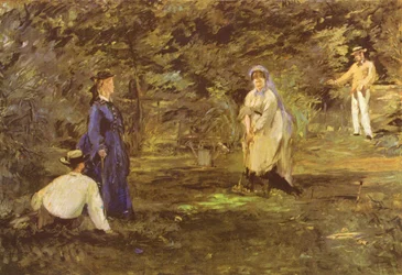 Partie de croquet
